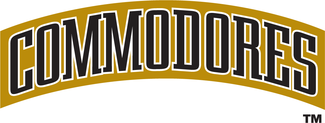 Vanderbilt Commodores 1999-2004 Wordmark Logo v2 iron on transfers for T-shirts